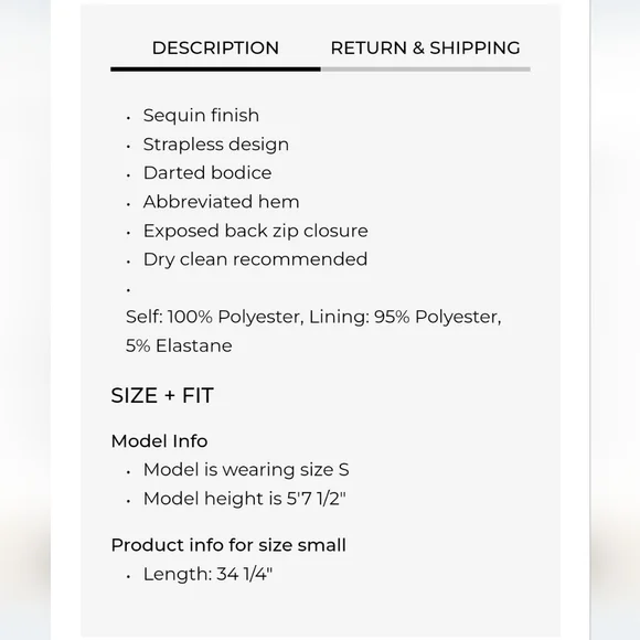 NWT ASTR The Label Carmen Sequin Strapless Mini Dress-Black/Silver - Picture 13 of 13